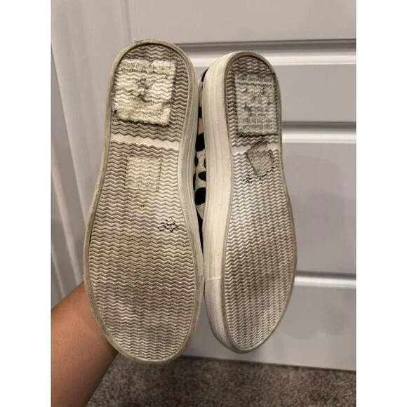 Jcrew Women’s Cow Calf Hair Slip On Sneaker Shoes Size 7 - Picture 4 of 5